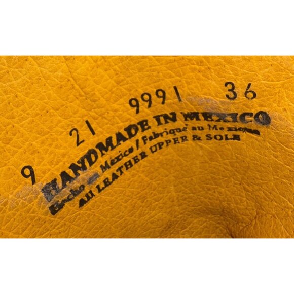 Roper Women's Vintage Brown Broad Square Toe Boots with Cactus & Aztec Size 9 - Picture 9 of 10